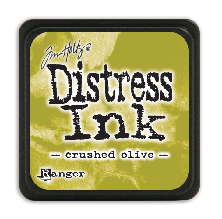 Mini Distress Ink Pad, Crushed Olive