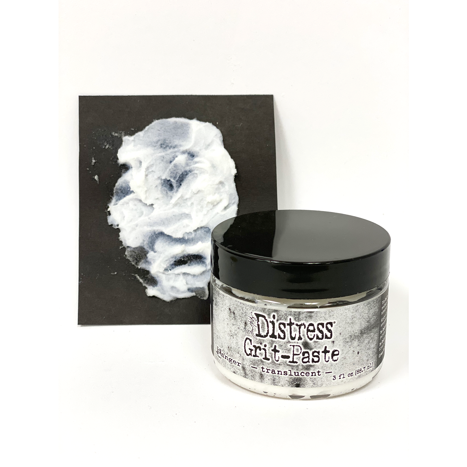 Tim Holtz DISTRESS GRIT PASTE TRANSLUCENT Ranger tda71730 Detailed Product Swatch