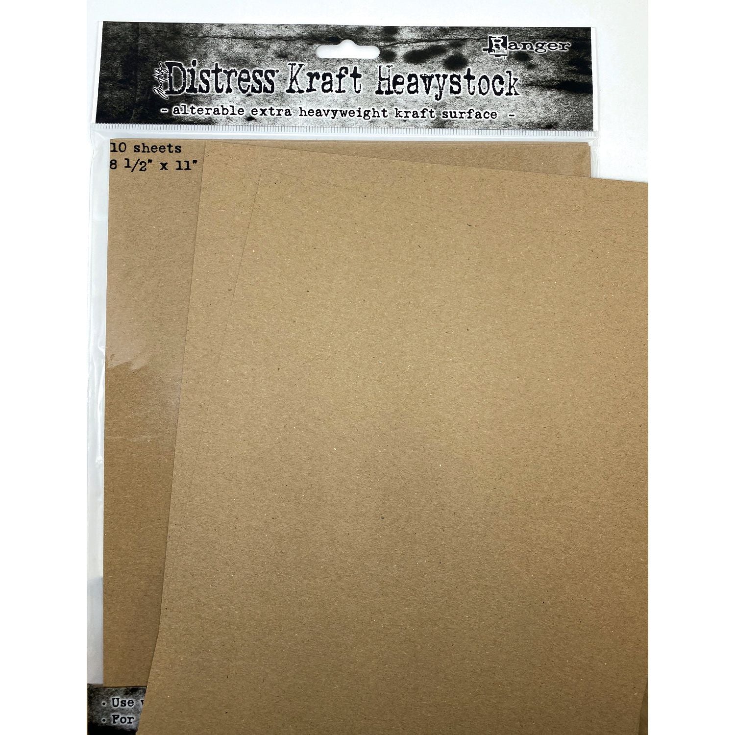 Tim Holtz 8.5 X 11 Distress Kraft Heavystock Ranger tda76384 Secondary Image