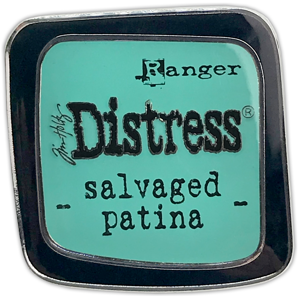 Tim Holtz Distress Enamel Pin Salvaged Patina Ranger tdz73154 Secondary Image