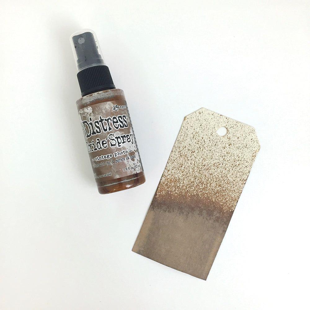 Tim Holtz Distress Oxide Spray Vintage Photo Ranger tso64817 Color Swatch