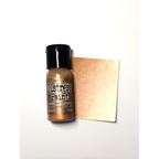 Tim Holtz Flip Top Distress Paint Antiqued Bronze Ranger TDF52913 Color Swatch