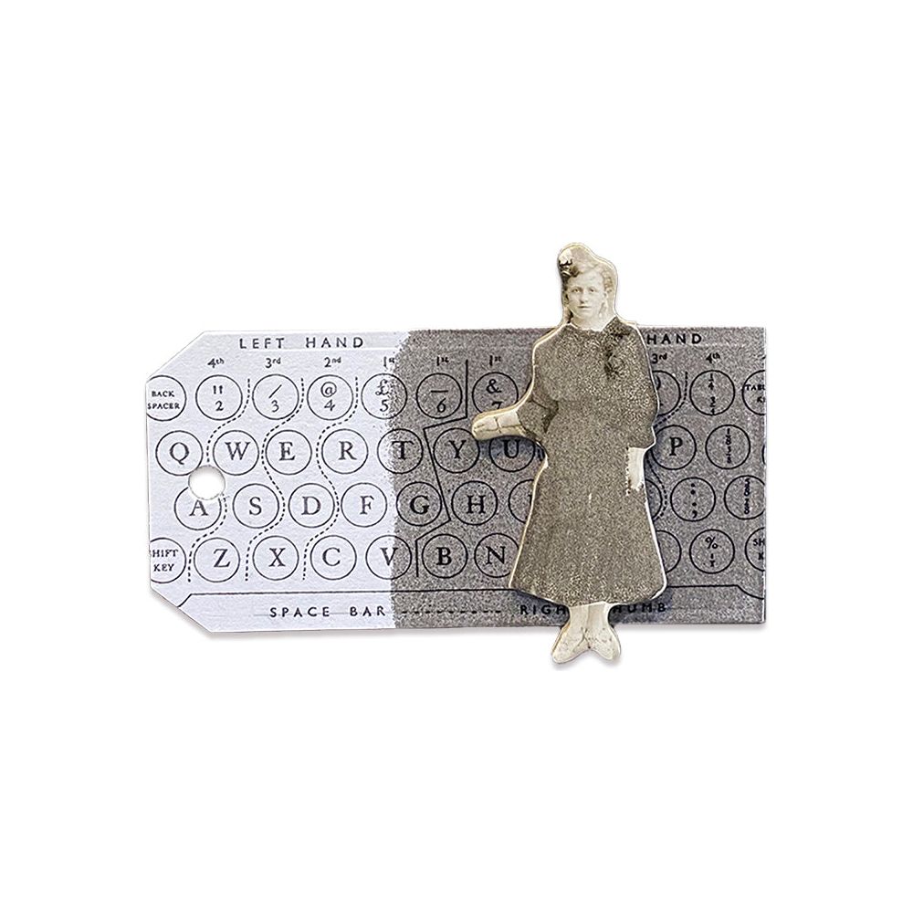 Tim Holtz Distress Embossing Glaze Hickory Smoke Ranger tde70993 Color Swatch