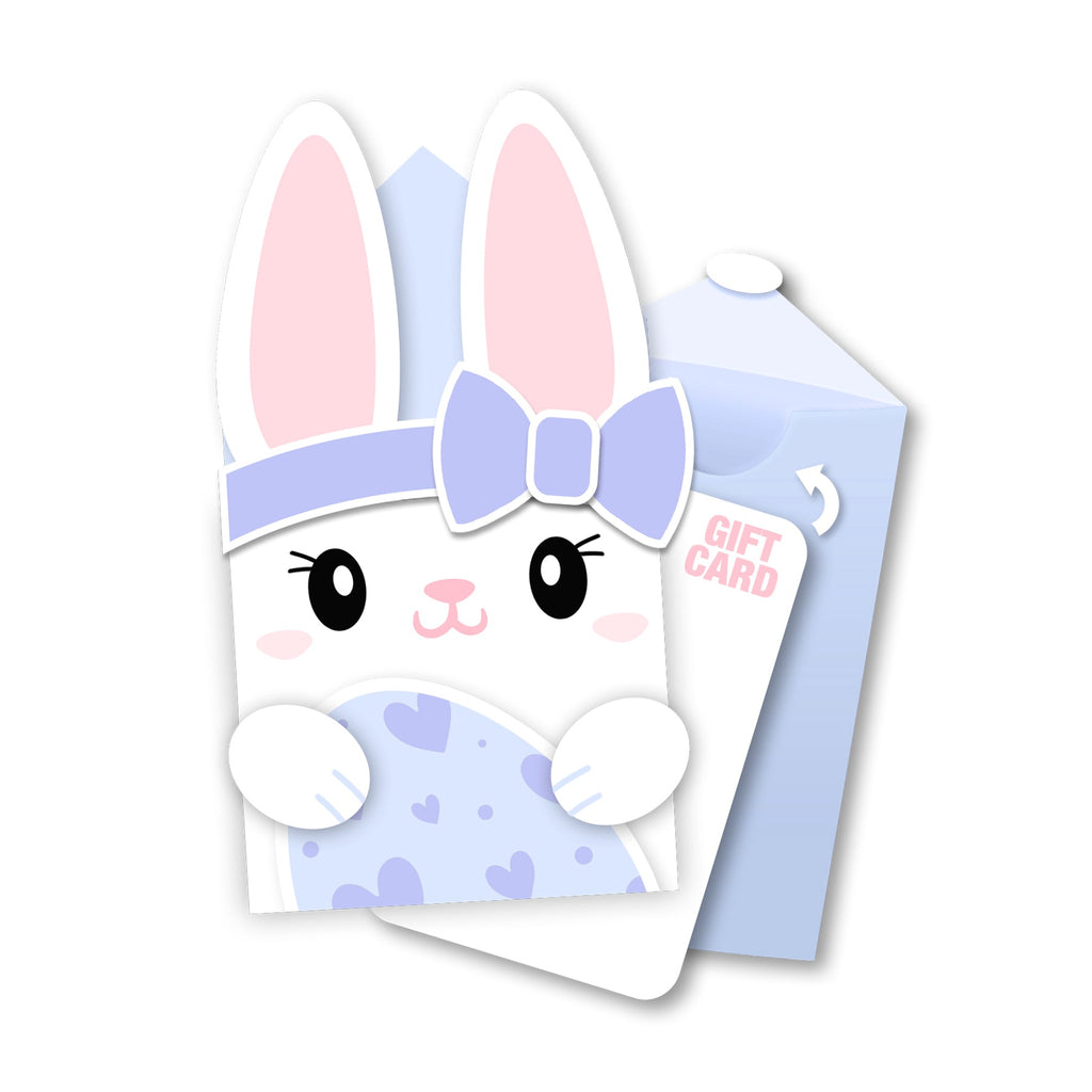 Art Impressions Bunny Gift Card Holder Die Set 5872 Gift Card Holder Assembled Example