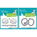 Simon Says Stamp! Lawn Fawn SET LF214HHG HEDGEHUGS Clear Stamps And Dies