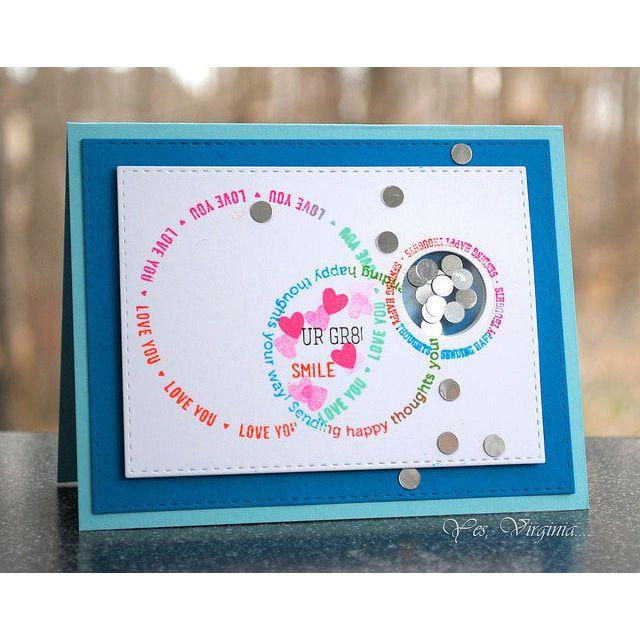 Simon Says Stamp! Simon Says Stamps And Dies SENTIMENTAL CIRCLES SetSC192