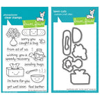 Simon Says Stamp! Lawn Fawn SET LFSETOTM ON THE MEND Clear Stamps and Dies