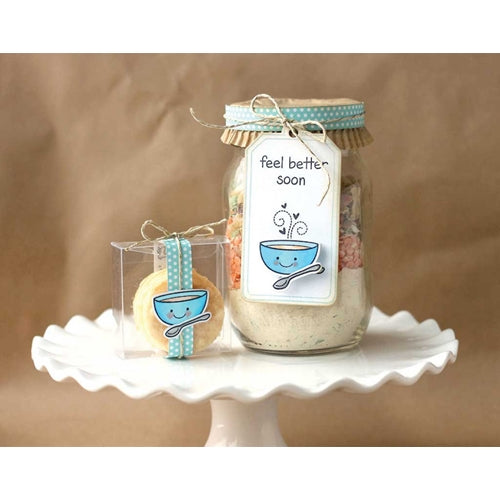 Simon Says Stamp! Lawn Fawn SET LFSETOTM ON THE MEND Clear Stamps and Dies