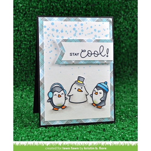 Simon Says Stamp! Lawn Fawn SET SULF16SETSC SNOW COOL Clear Stamps and Dies