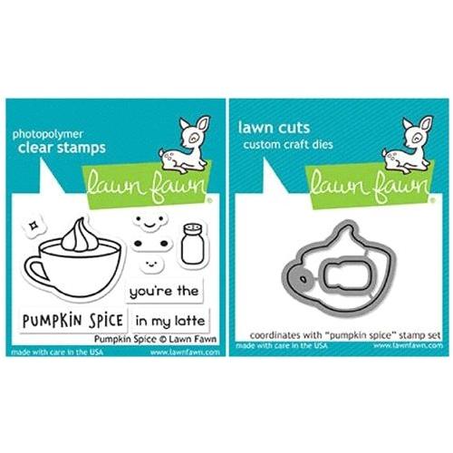 Simon Says Stamp! Lawn Fawn SET LF17SETPS PUMPKIN SPICE Clear Stamps and Dies