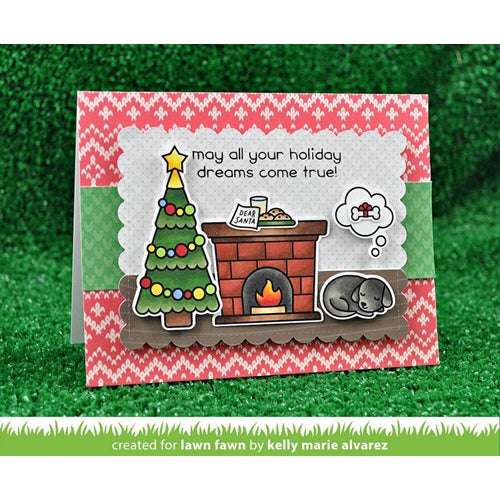 Simon Says Stamp! Lawn Fawn SET LF17SETCD CHRISTMAS DREAMS Clear Stamps and Dies