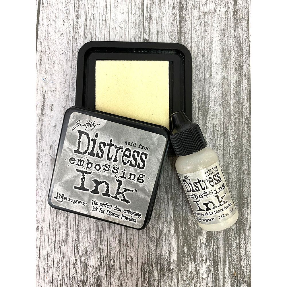 Tim Holtz Ranger Clear Distress Embossing Ink Pad Ranger TIM21643 Detailed Product Image
