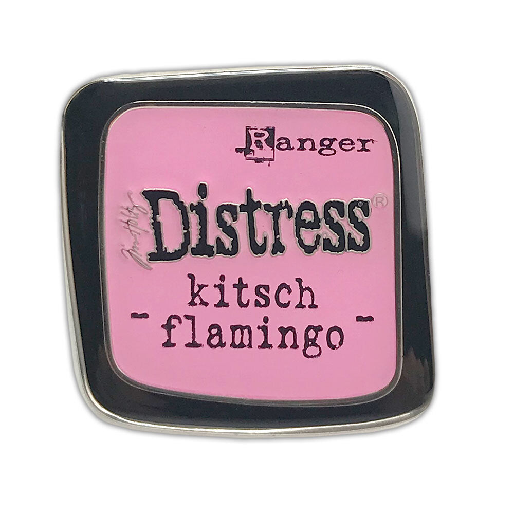 Tim Holtz Distress Enamel Pin Kitsch Flamingo Ranger tdz73130
