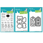 Simon Says Stamp! Lawn Fawn SET SAY WHAT CHRISTMAS CRITTERS Clear Stamps and Dies BLFSWC