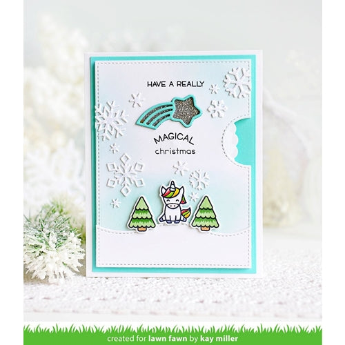 Simon Says Stamp! Lawn Fawn SET SAY WHAT CHRISTMAS CRITTERS Clear Stamps and Dies BLFSWC