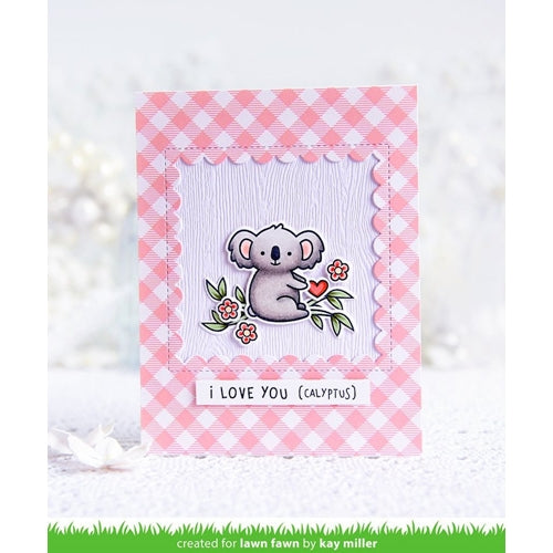 Simon Says Stamp! Lawn Fawn SET I LOVE YOU(CALYPTUS) Clear Stamps and Dies LF18ILY | color-code:ALT3