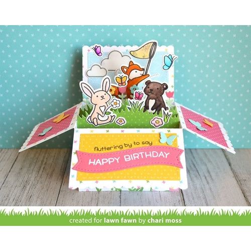 Simon Says Stamp! Lawn Fawn SET BUTTERFLY KISSES Clear Stamps and Dies LF19BK | color-code:ALT2