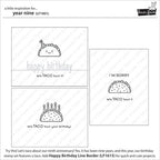 Simon Says Stamp! Lawn Fawn SET YEAR NINE Clear Stamps and Dies LF19YN