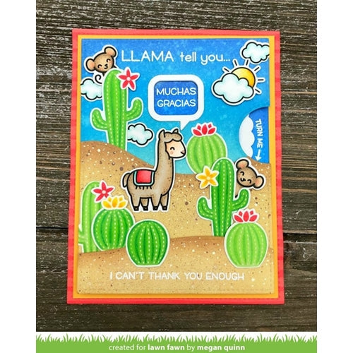 Simon Says Stamp! Lawn Fawn SET LLAMA TELL YOU Clear Stamps and Dies LF19LTY | color-code:ALT2