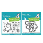 Simon Says Stamp! Lawn Fawn SET A LITTLE SPARKLE Clear Stamps and Dies ZLFALS