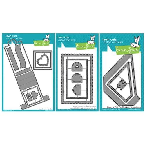 Simon Says Stamp! Lawn Fawn SET FLIPPIN' AWESOME Die Set HLFFA
