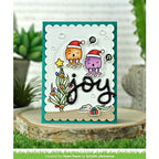 Simon Says Stamp! Lawn Fawn SET CHRISTMAS FISHES Clear Stamps and Dies HLFCF