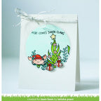 Simon Says Stamp! Lawn Fawn SET CHRISTMAS FISHES Clear Stamps and Dies HLFCF