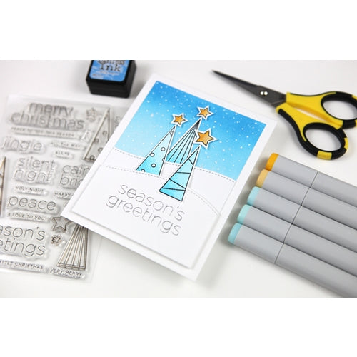 Simon Says Stamp! CZ Design Stamps and Dies CLEAN LINE CHRISTMAS set356clc | color-code:ALT0