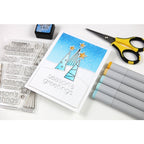 Simon Says Stamp! CZ Design Stamps and Dies CLEAN LINE CHRISTMAS set356clc | color-code:ALT0