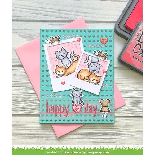 Simon Says Stamp! Lawn Fawn SET LOVE POEMS Clear Stamps and Dies LLFLP