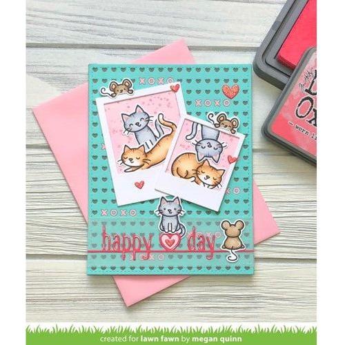 Simon Says Stamp! Lawn Fawn SET YOU'RE JUST MY TYPE Clear Stamps and Dies LLFYMT