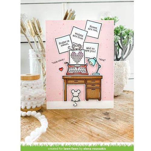 Simon Says Stamp! Lawn Fawn SET YOU'RE JUST MY TYPE Clear Stamps and Dies LLFYMT | color-code:ALT4