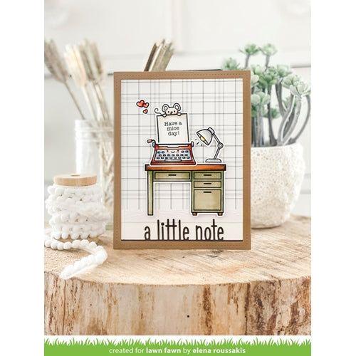 Simon Says Stamp! Lawn Fawn SET YOU'RE JUST MY TYPE Clear Stamps and Dies LLFYMT