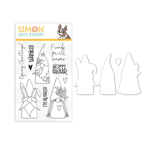 Simon Says Stamp! Simon Says Stamps and Dies SPRING GNOMES set376sg