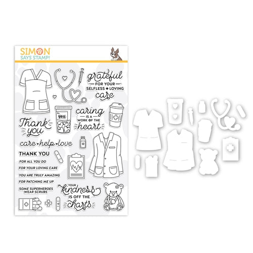 Simon Says Stamp! Simon Says Stamps and Dies WORK OF THE HEART set387woh