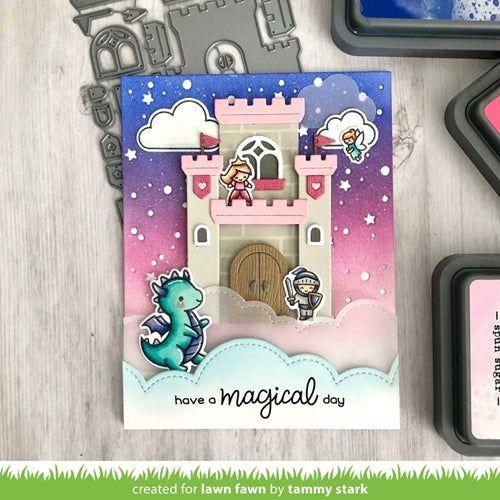 Simon Says Stamp! Lawn Fawn SET LITTLE DRAGON Clear Stamps and Dies lfld