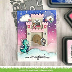 Simon Says Stamp! Lawn Fawn SET LITTLE DRAGON Clear Stamps and Dies lfld
