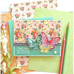 Simon Says Stamp! Simon Says Stamps and Dies BEAUTIFUL BUTTERFLIES set382bb
