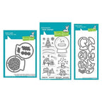 Simon Says Stamp! Lawn Fawn SET SNOW GLOBE SCENES Clear Stamps and Dies lfsgs