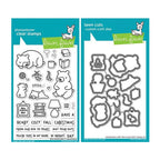 Simon Says Stamp! Lawn Fawn SET DEN SWEET DEN Clear Stamps and Dies lfdsd