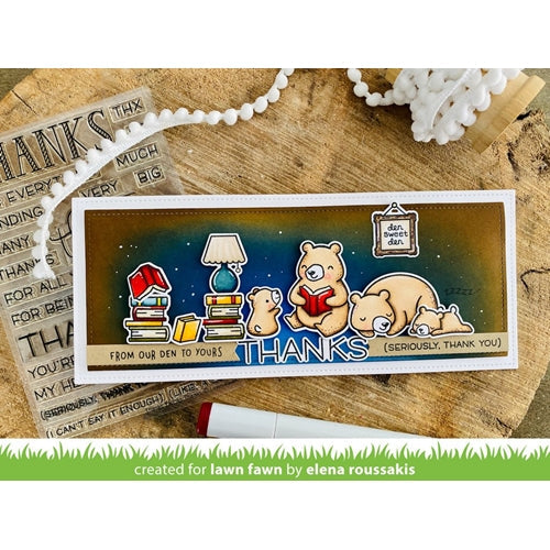 Simon Says Stamp! Lawn Fawn SET DEN SWEET DEN Clear Stamps and Dies lfdsd | color-code:ALT3