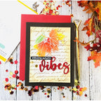 Simon Says Stamp! Simon Says Stamps and Dies AUTUMN LEAVES set355al