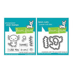 Simon Says Stamp! Lawn Fawn SET I LIKE YOU (A LOTL) Clear Stamps and Dies lflya