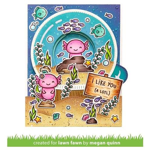 Simon Says Stamp! Lawn Fawn SET I LIKE YOU (A LOTL) Clear Stamps and Dies lflya