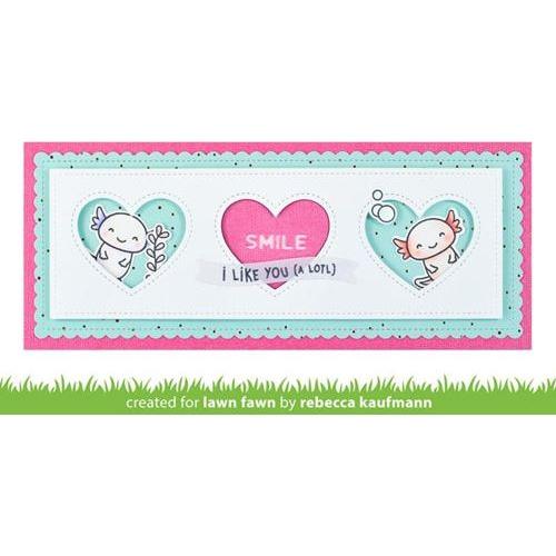 Simon Says Stamp! Lawn Fawn SET I LIKE YOU (A LOTL) Clear Stamps and Dies lflya