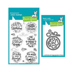 Simon Says Stamp! Lawn Fawn SET MAGIC MESSAGES Clear Stamps and Dies lfmm