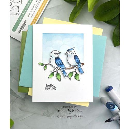 Simon Says Stamp! Simon Says Stamps and Dies Beautiful BIRDS set389sb
