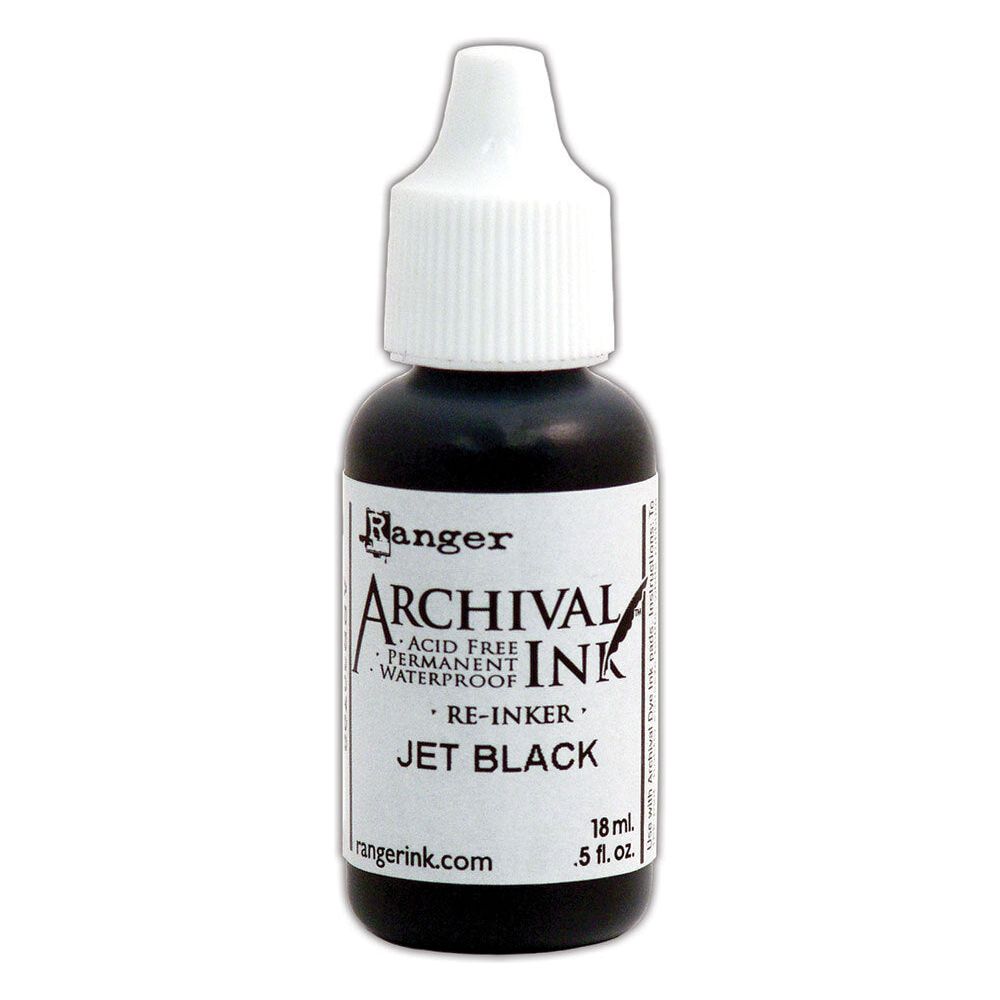 Ranger Archival Jet Black Reinker ARR30799