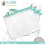 Simon Says Stamp! Simon Says Stamp Classic Color MESH ZIPPER BAGS 3 Pack st0021