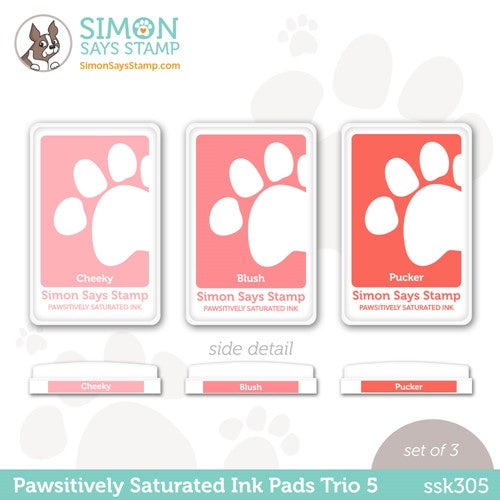Simon Says Stamp! Simon Says Stamp Pawsitively Saturated Ink TRIO 5 ssk305